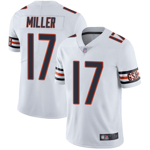 Chicago Bears Limited White Men Anthony Miller Road Jersey NFL Football #17 Vapor Untouchable
